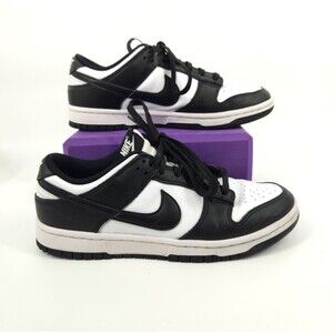 Nike Dunk Low Shoes Women Size 8.5 White Black Panda DD1503-101